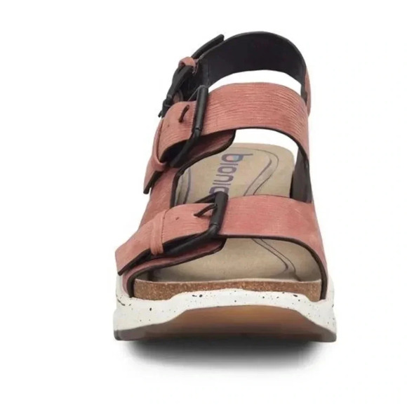 Bionica Olin-Dessert Rose Slingback Wedge Sandals size 9.5 - Picture 12 of 12